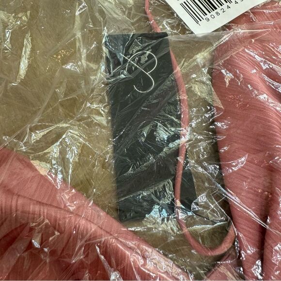 Sachin & Babi Jessica Gown Size 14 Pink Rouge Empire Waist Sleeveless Bridesmaid - Picture 6 of 7